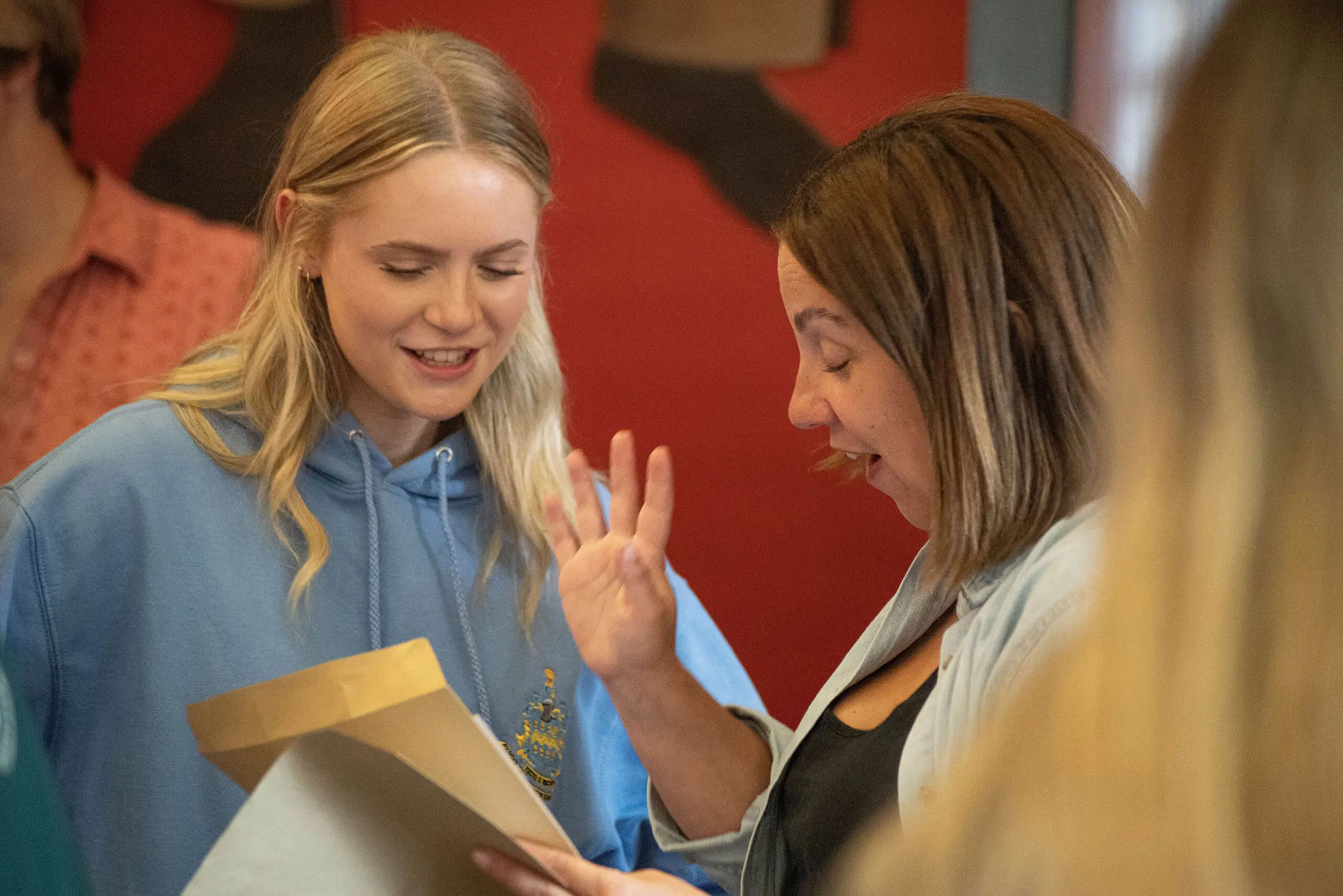 Pocklington students celebrate their A Levels results