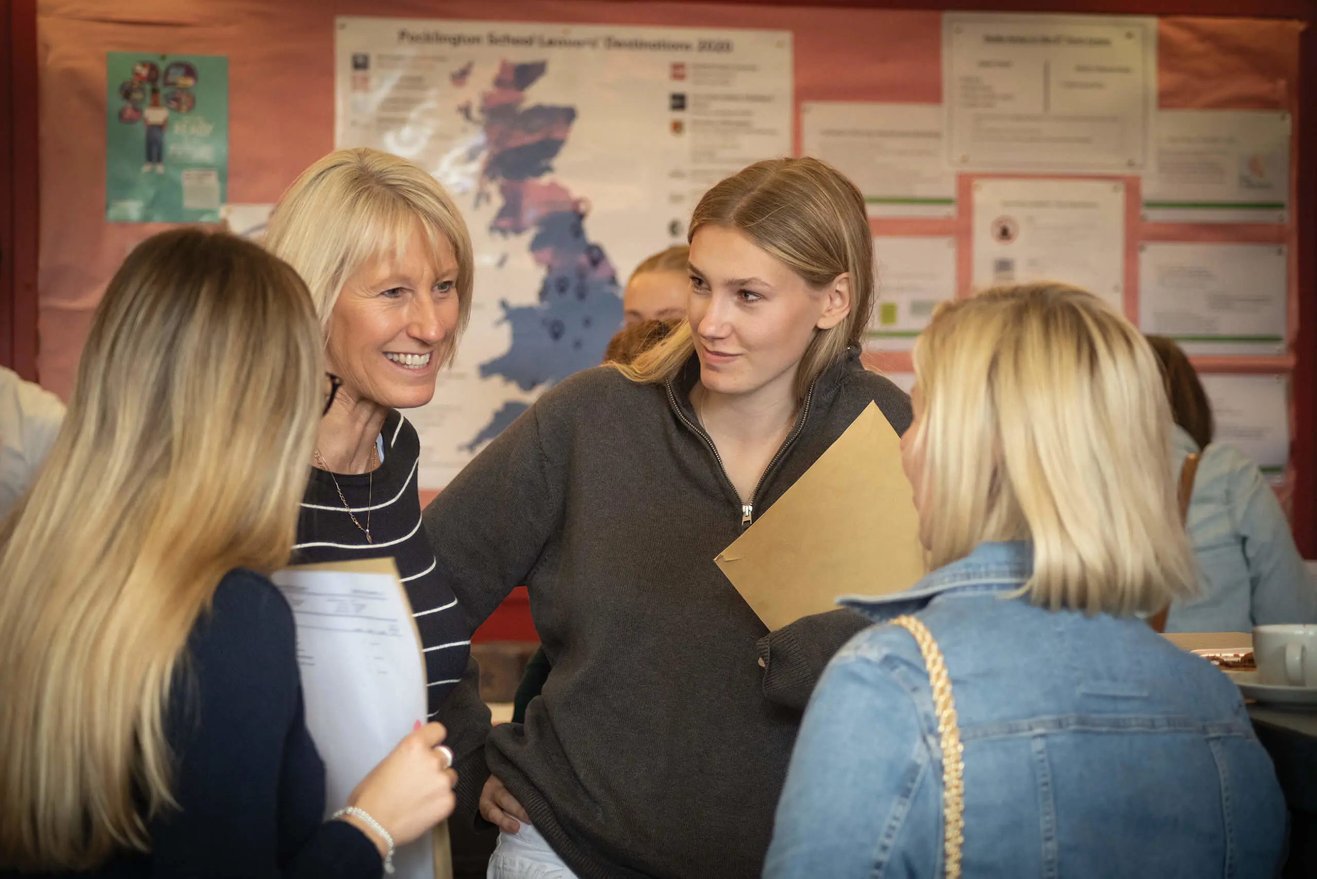 Pocklington students celebrate their A Levels results