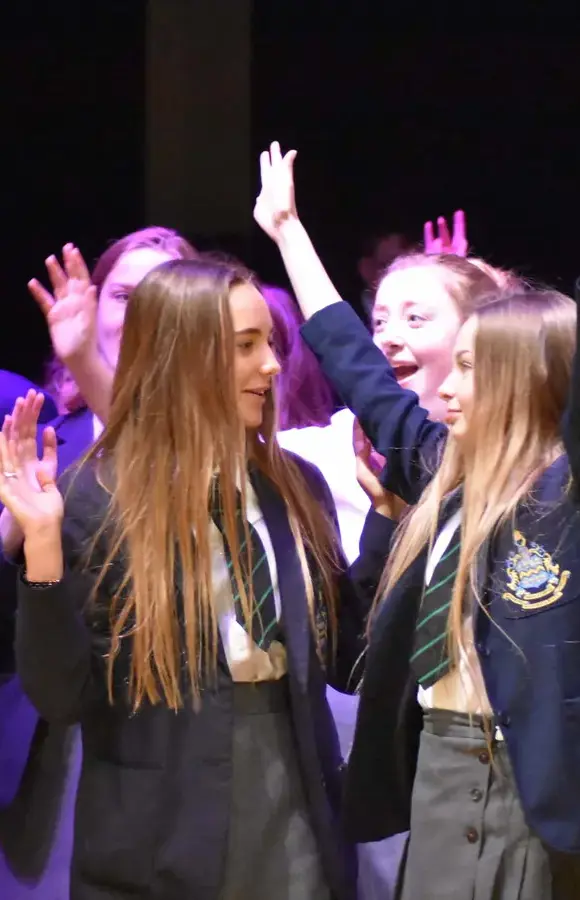 Pocklington School pupils at House Music competition