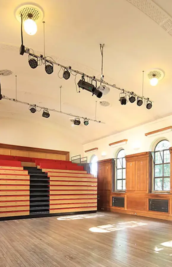 Pocklington School music school without chairs 