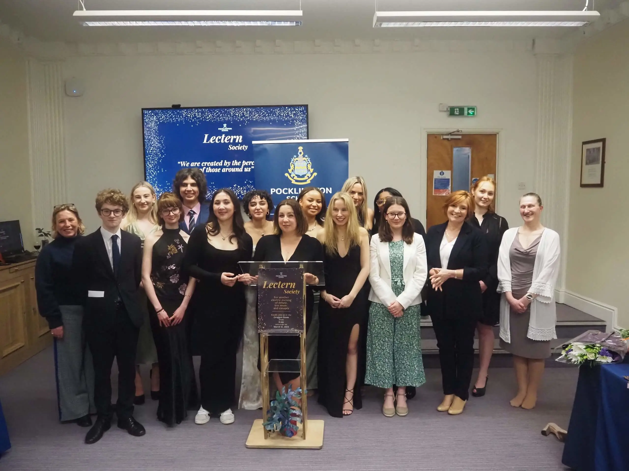 Pocklington School Lectern Society group photo