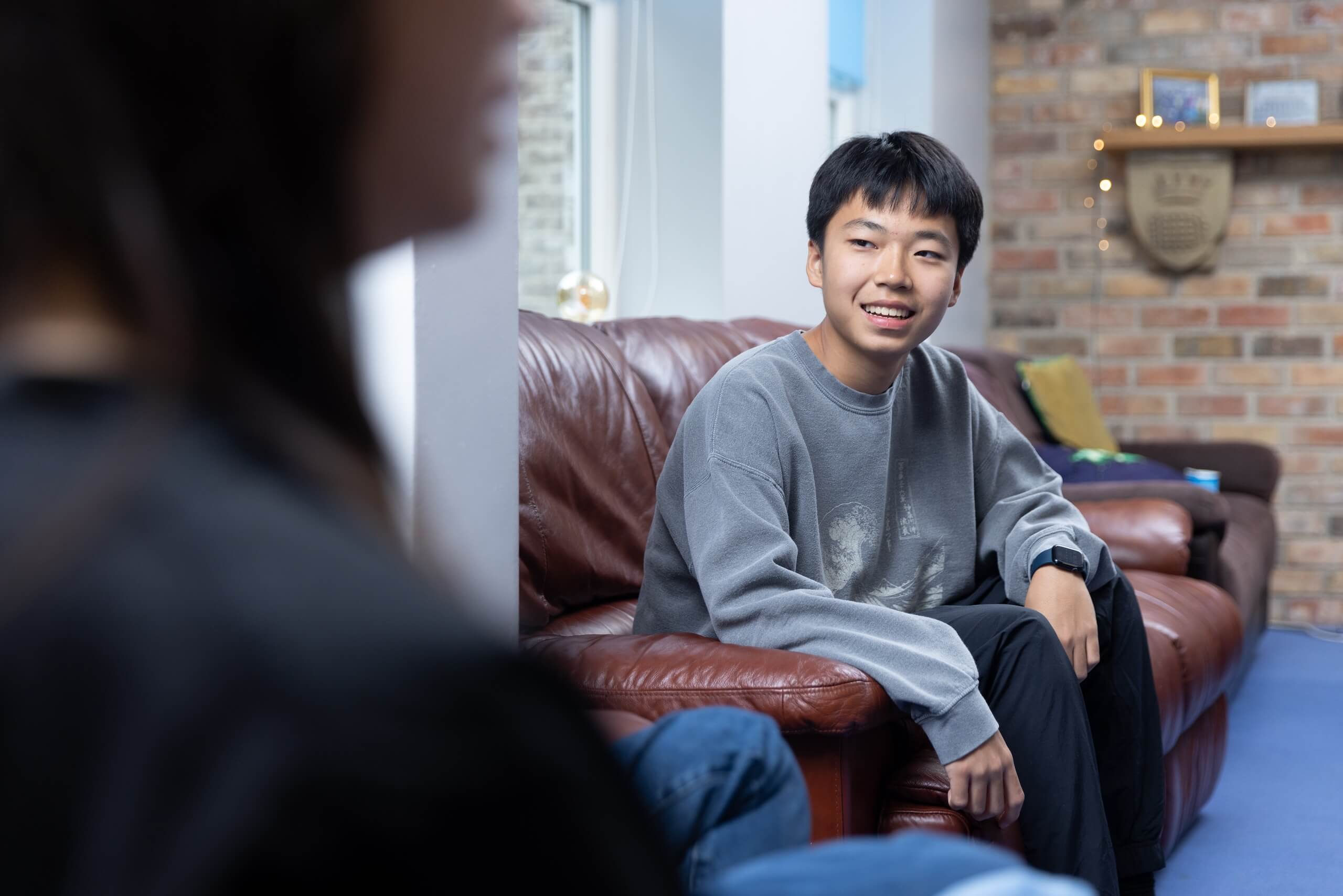 International student in Fenwick Smith boarding house