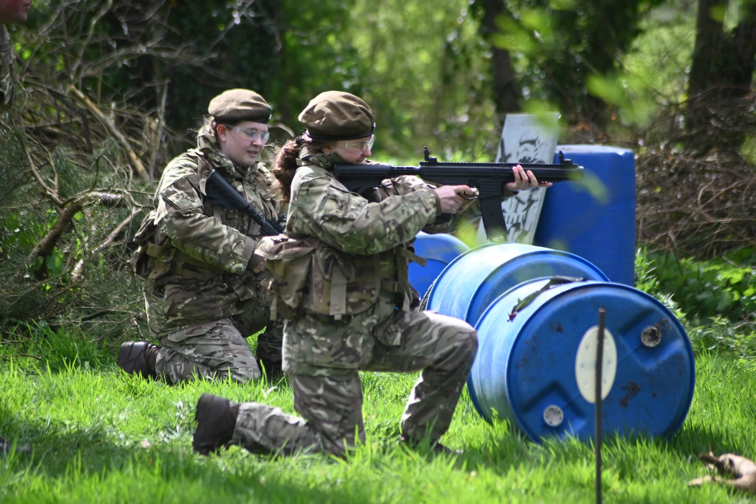 Pocklington School pupil RAF practise