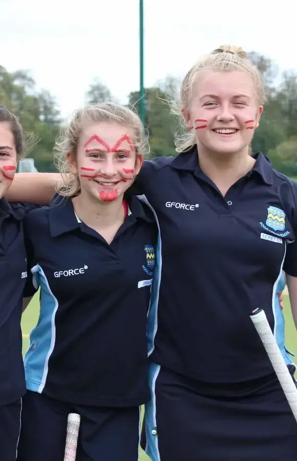 Pocklington School pupils in sports kit during House Sport Competition