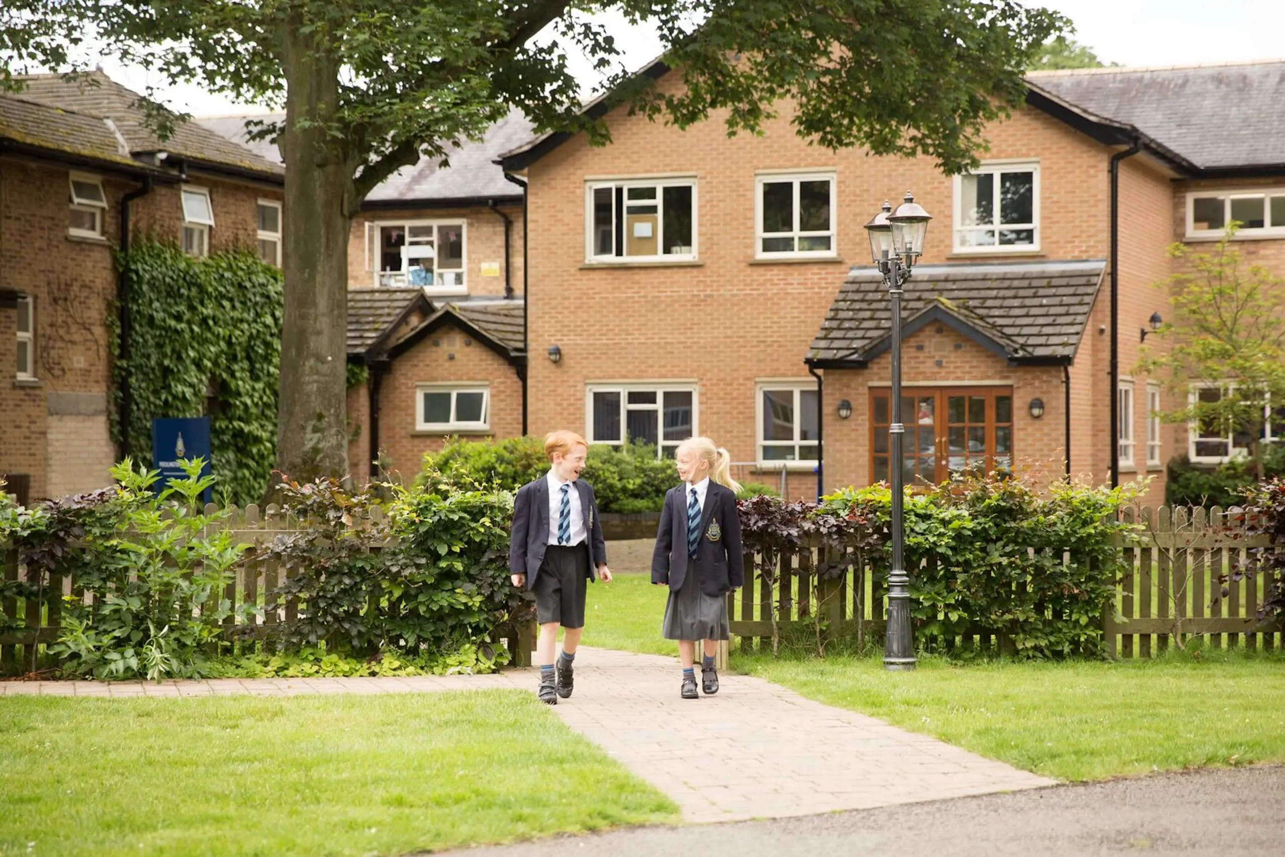 Pocklington Prep School Pupils walking outside School