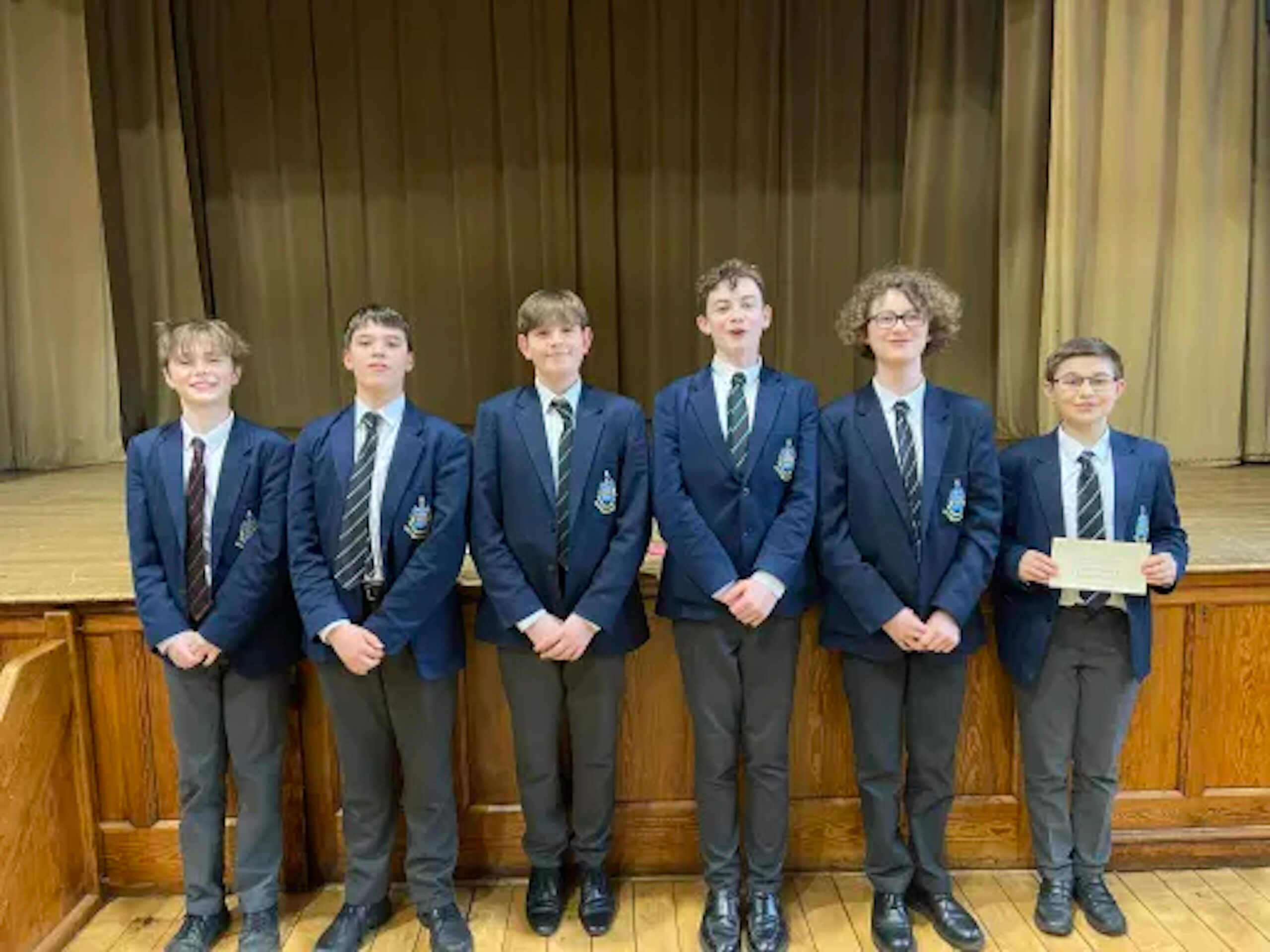 Group of Pocklington students after recital contest