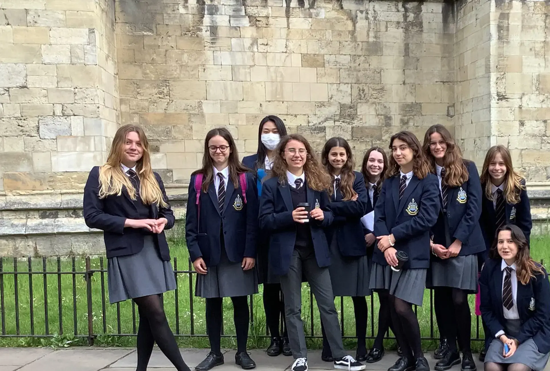 Short term pupils from Pocklington Private school, in York